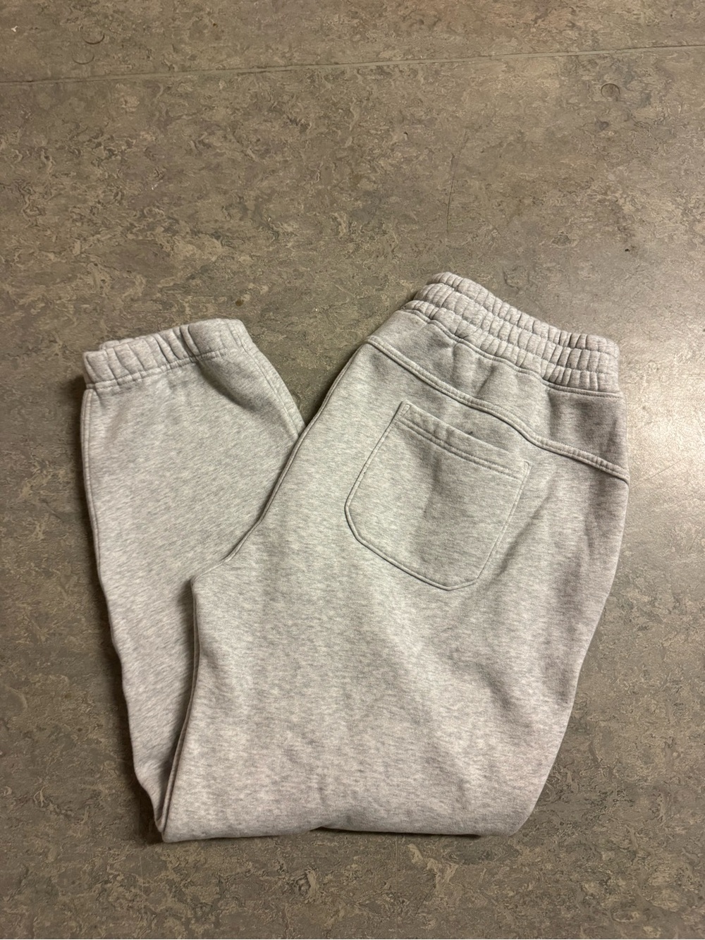 Abercrombie & Fitch Light Gray Men's Fleece Joggers Large